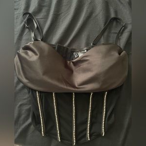 Windsor rhinestone corset top